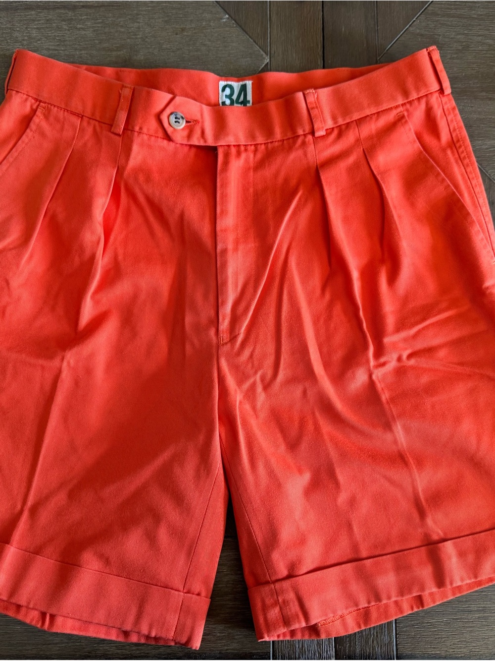 Vintage 1980s Izod Lacoste cotton-blend twill shorts